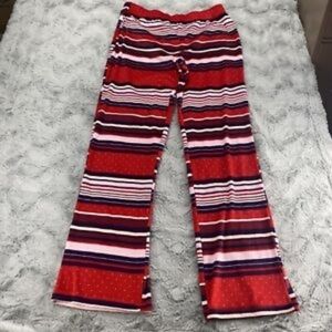 Pajama Pants Striped Pink Red Purple Super Soft